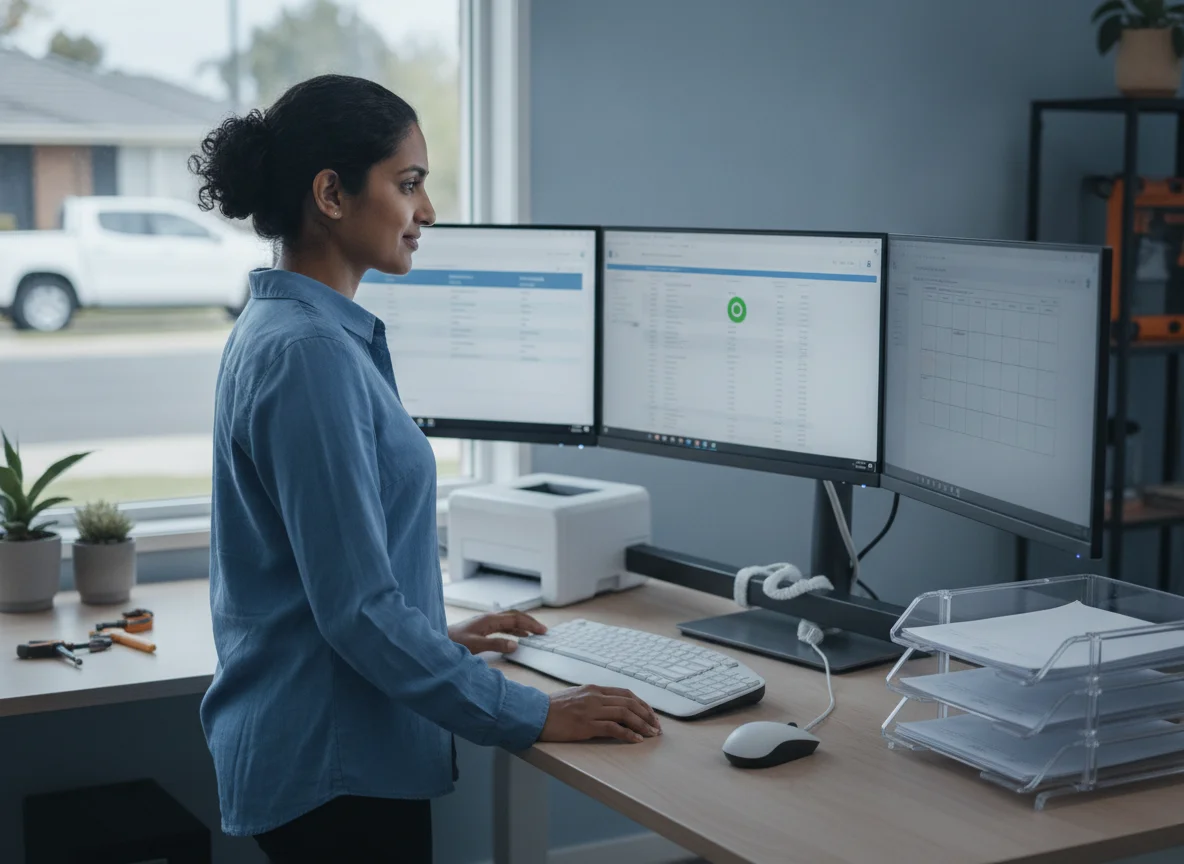 Integration flows between CRMs, accounting, and job management tools.