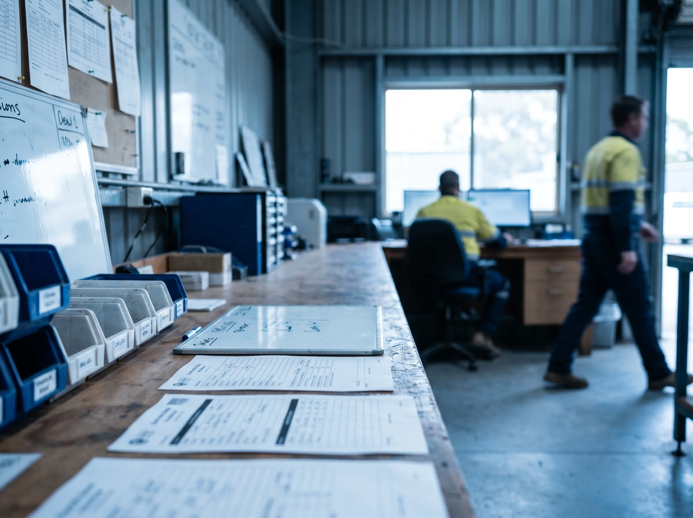 Paper trails and tribal knowledge on the shop floor